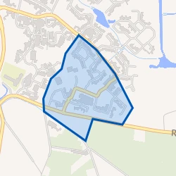 Kaart van Simmelink Zuid