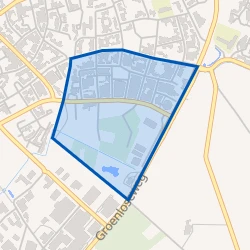 Kaart van Vrijersmaat-Plan Zuid