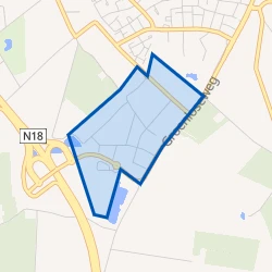 Kaart van Industrieterrein De Kiefte