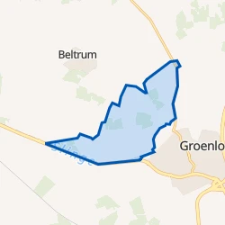Kaart van Verspreide huizen Voor-Beltrum