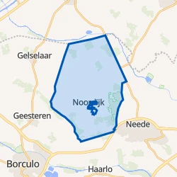 Kaart van Verspreide huizen Noordijk