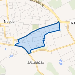 Kaart van Moeshof eo