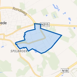 Kaart van Industerrein Neede