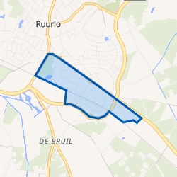 Kaart van Industrieterrein Ruurlo