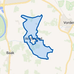 Kaart van Verspreide huizen Wichmond