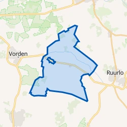 Kaart van Verspreide huizen Linde, Mossel en Wildenborch