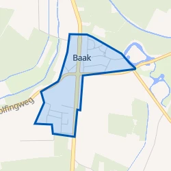 Kaart van Baak