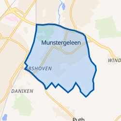 Kaart van Munstergeleen