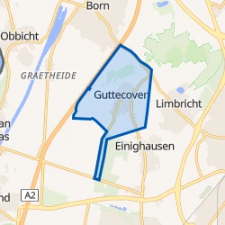 Kaart van Guttecoven