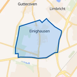 Kaart van Einighausen