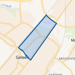 Kaart van Geleen-Noord
