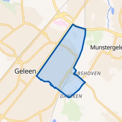 Kaart van Oud-Geleen en Haesselderveld