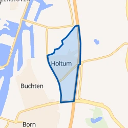 Kaart van Holtum