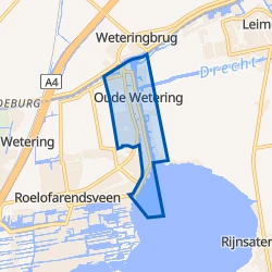 Kaart van Oude Wetering