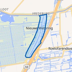 Kaart van Nieuwe Wetering
