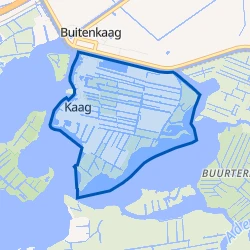 Kaart van Kaag