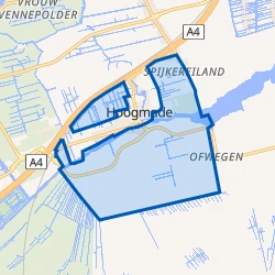 Kaart van Overige verspreide huizen