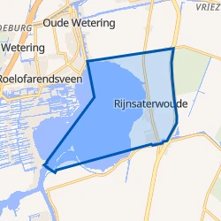 Kaart van Rijnsaterwoude