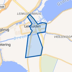 Kaart van Leimuiden