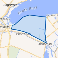 Kaart van Verspreide huizen Vriezekoopse polder