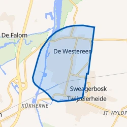 Kaart van De Westereen