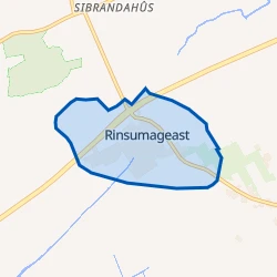 Kaart van Rinsumageast