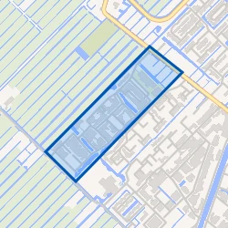 Kaart van Vijfakkers-Noord