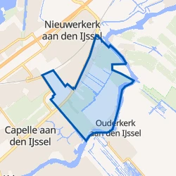 Kaart van Verspreide bebouwing Essepolder