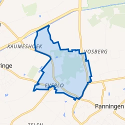 Kaart van Buitengebied Everlo