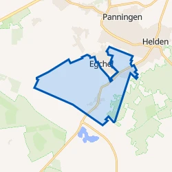 Kaart van Buitengebied Egchelse Heide