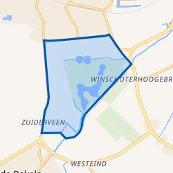 Kaart van Udesweg-Zuid