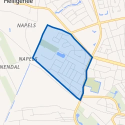 Kaart van Winschoten-Bomenbuurt