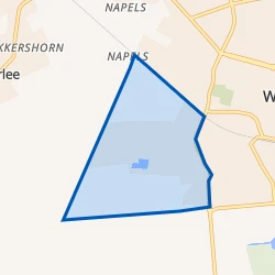 Kaart van Winschoten-Sint Vitusholt-Lanengebied