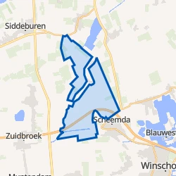 Kaart van Verspreide huizen