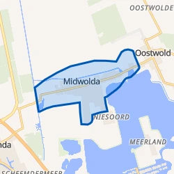 Kaart van Midwolda