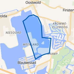 Kaart van Meerland