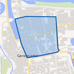 Kaart van Genemuiden Noord-Oost