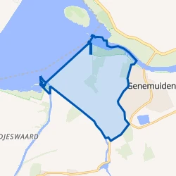 Kaart van Zuiderzeepolder