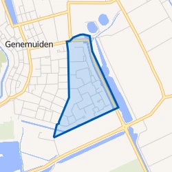Kaart van Vogelbuurt