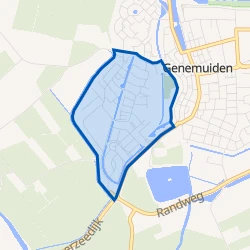 Kaart van Achter 't Tag