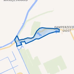 Kaart van Kamperzeedijk-West