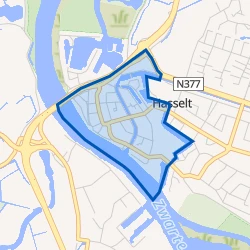 Kaart van Hasselt Kern