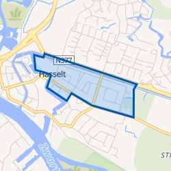 Kaart van Hasselt Dedemsvaart