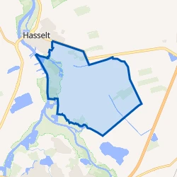 Kaart van Streukel-Holten-Genne