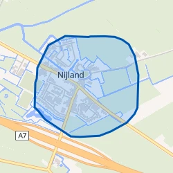 Kaart van Nijland