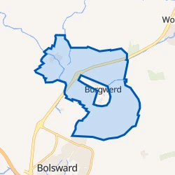 Kaart van Verspreide huizen Burgwerd