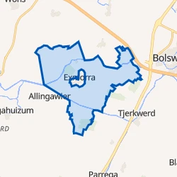 Kaart van Verspreide huizen Exmorra