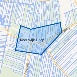 Kaart van Reeuwijk-Dorp Kern