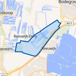 Kaart van Oud-Reeuwijk