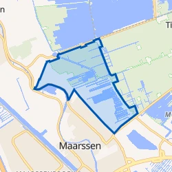 Kaart van Bethunepolder-zuid